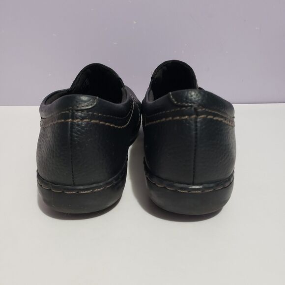 Clark's Black Pebbled Leather Women's Shoes Sz 10 M - Picture 5 of 8
